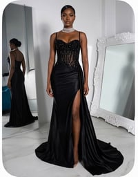 Midnight Reign Corset Gown