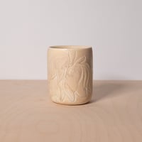 Image 3 of carved floral cup 