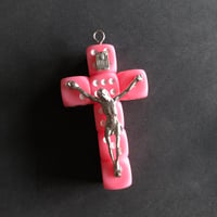 Image 4 of   Lousy  Crucifix - handmade lucky dice crucifix 