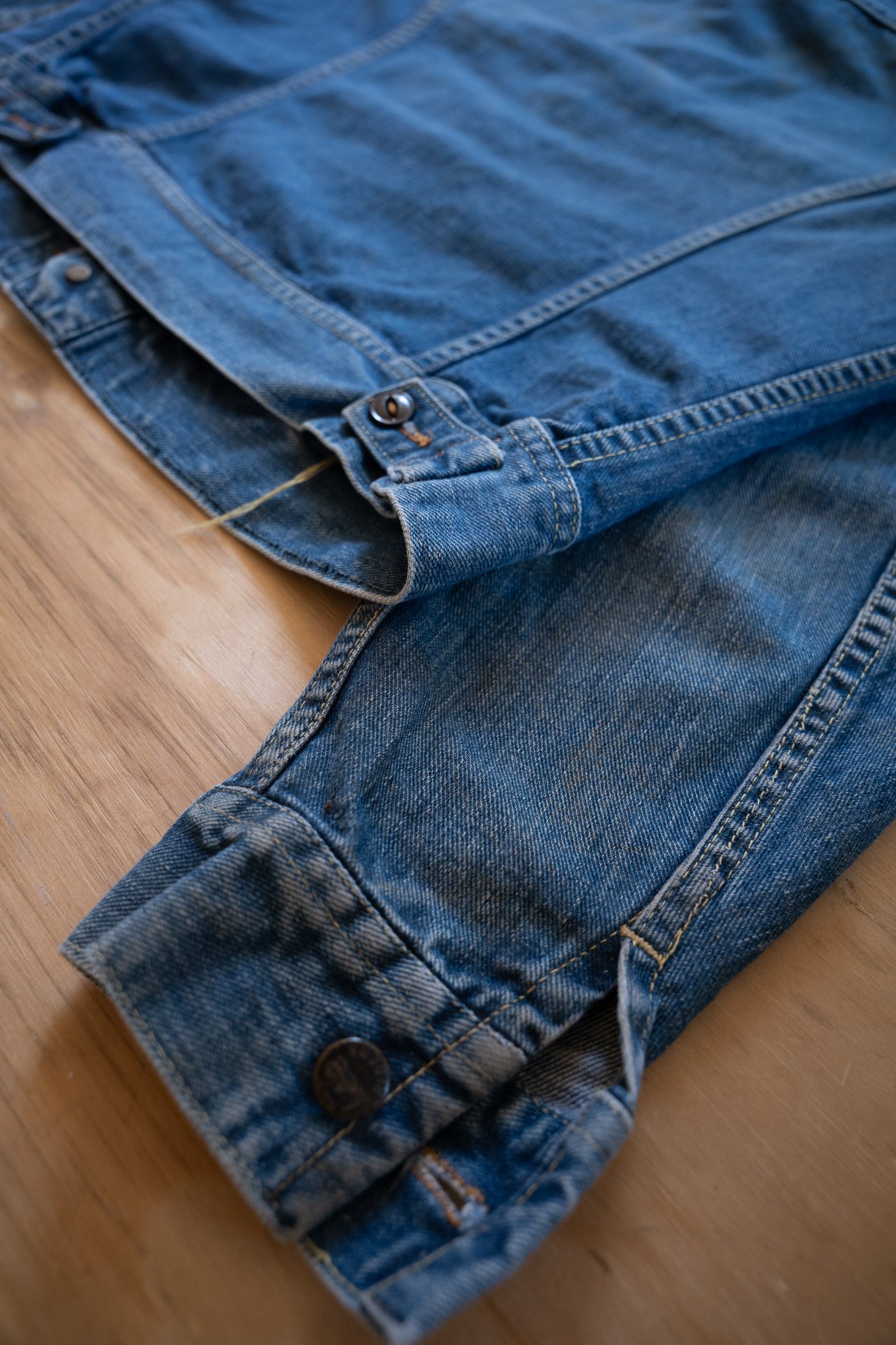 Image of Vintage Lee Rider Sanforized Denim Jacket