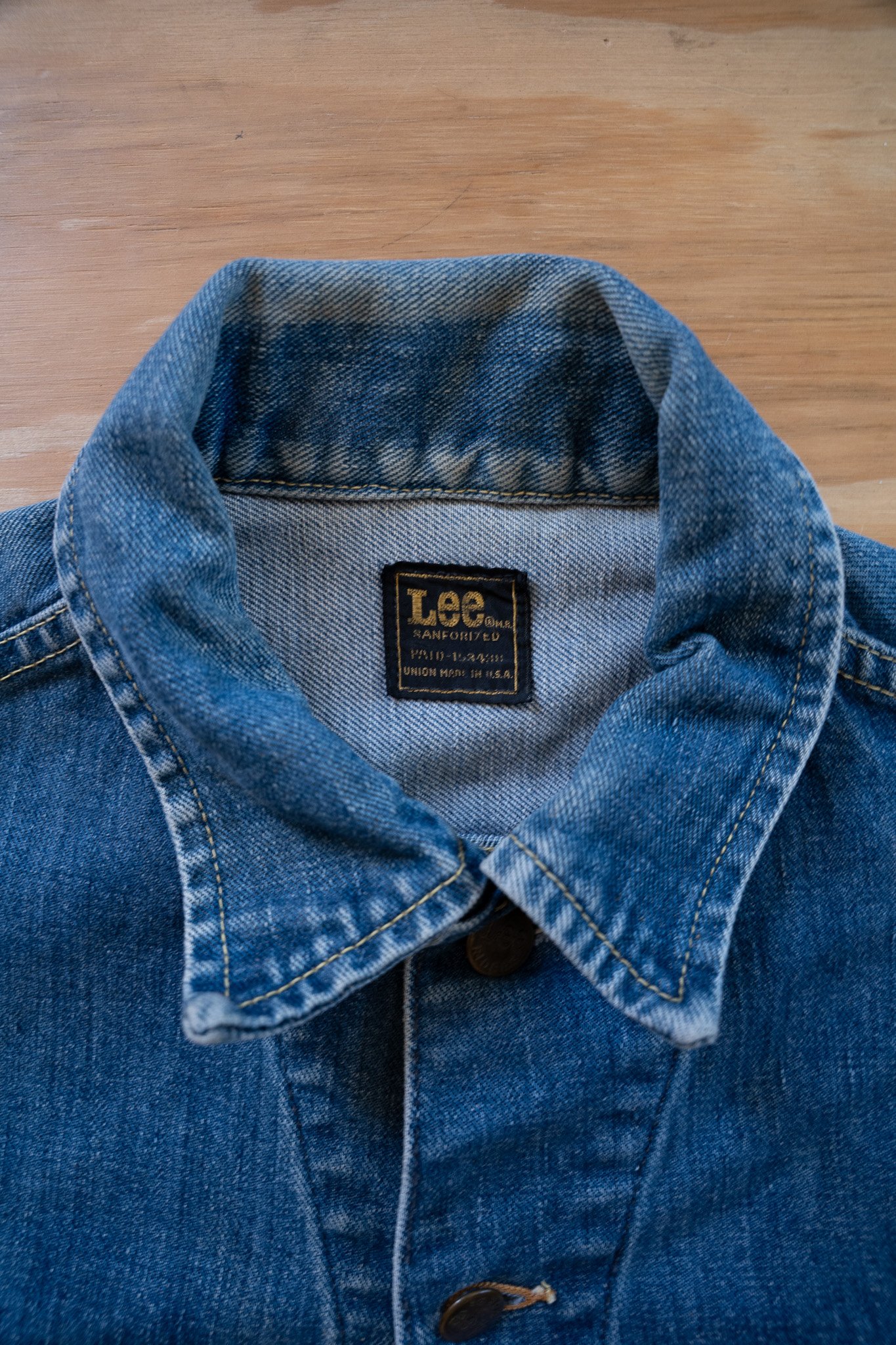 Image of Vintage Lee Rider Sanforized Denim Jacket