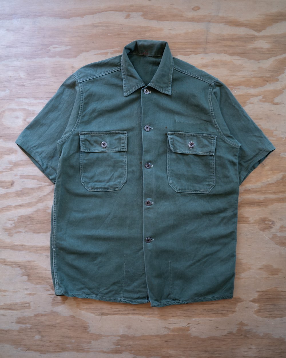 Image of 1950s U.S. Military OG-107 Utility Shirt