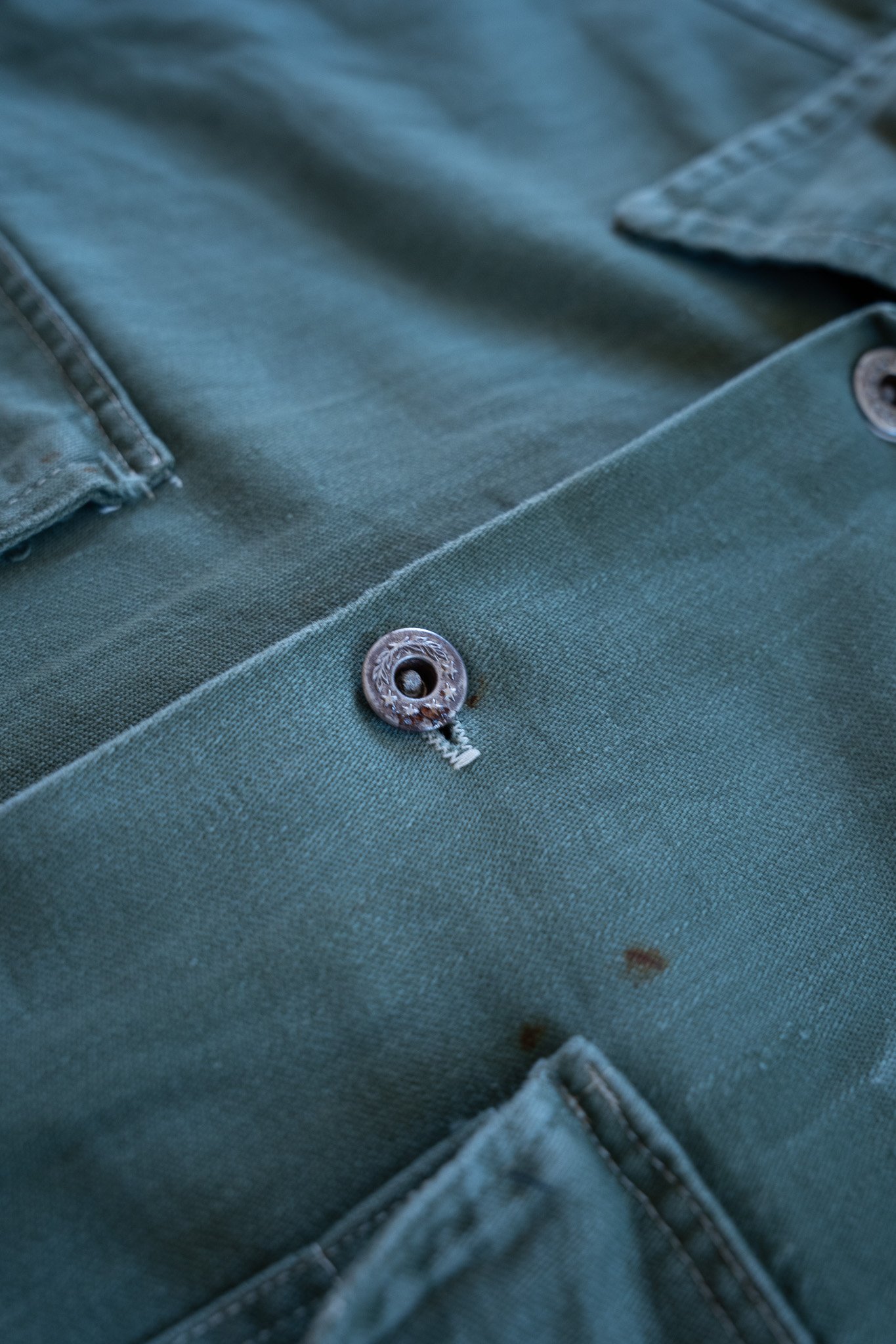 Image of 1950s U.S. Military OG-107 Utility Shirt