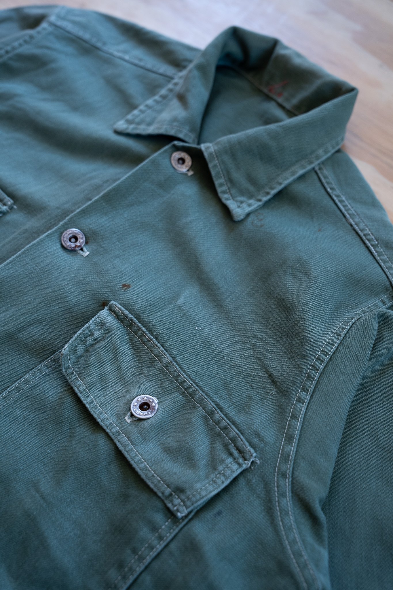 Image of 1950s U.S. Military OG-107 Utility Shirt