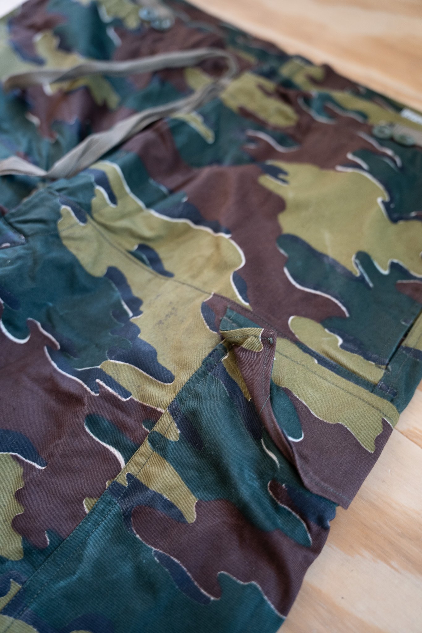 Image of 1960's Belgian Army Jigsaw Camouflage Field Trousers