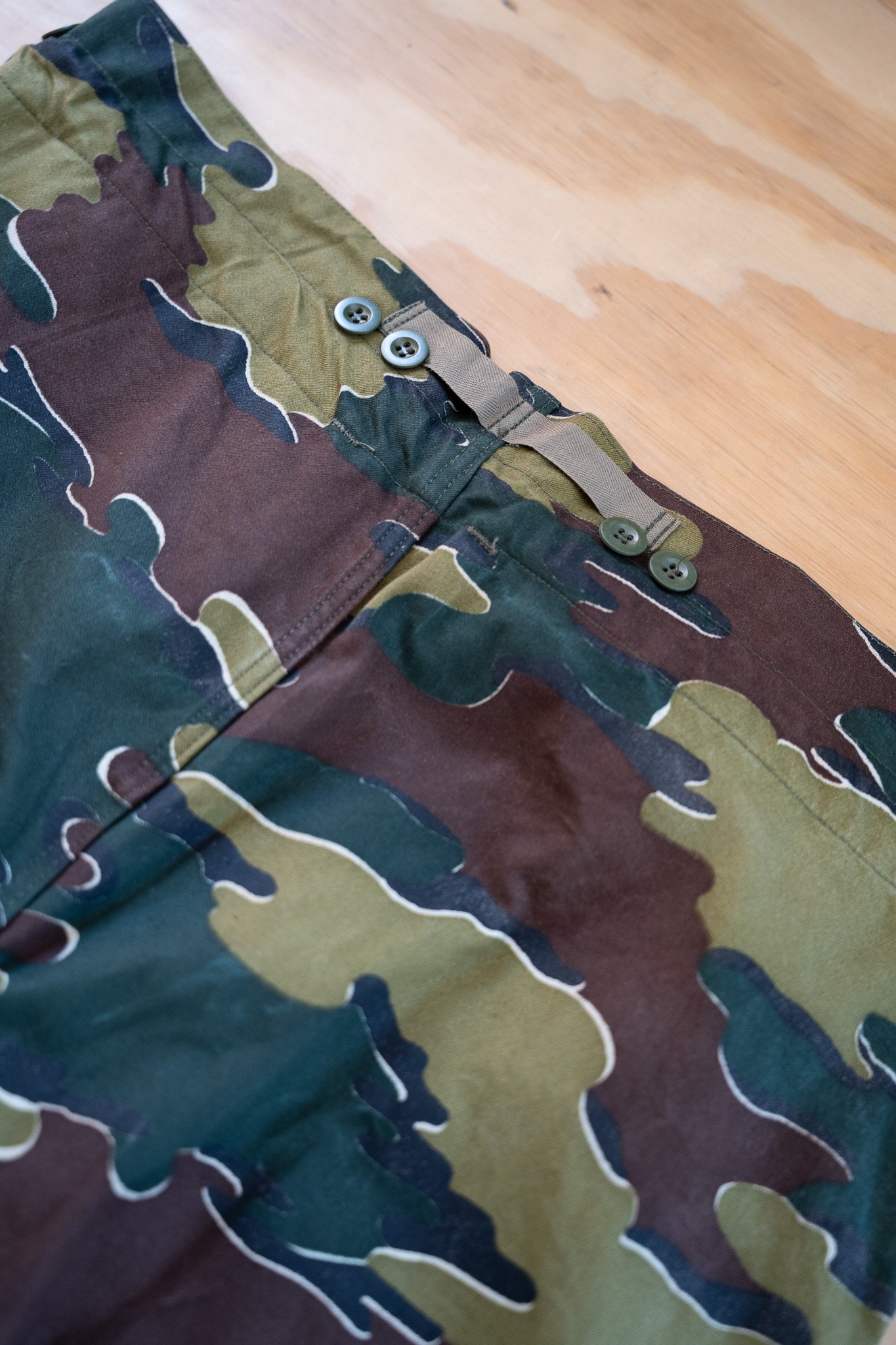 Image of 1960's Belgian Army Jigsaw Camouflage Field Trousers