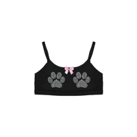 Image 2 of PUP SLUT RHINESTONE BRALETTE