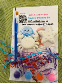 Item 1015 - 1 Crab and 1 starfish 