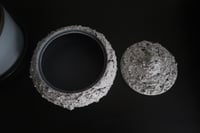 Image 6 of Storage Jewelry Trinket Box Lava Rock Texture White