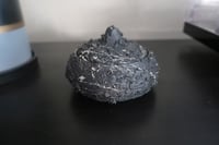 Image 3 of Storage Jewelry Trinket Box Lava Rock Texture Black