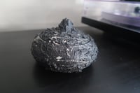 Image 7 of Storage Jewelry Trinket Box Lava Rock Texture Black