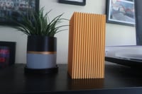 Image 5 of Box Ribbed Lamp Orange