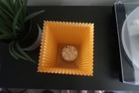 Image 7 of Box Ribbed Lamp Orange