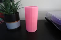 Image 1 of Circular Tube Lamp Pink