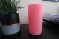 Image 3 of Circular Tube Lamp Pink