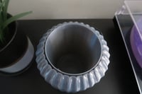 Image 3 of Circular Ribbed Lamp Black