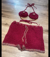 Crochet Shorts 2 Piece Outfit