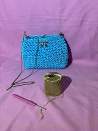 Sac en crochet " Ciel D'élégance" 