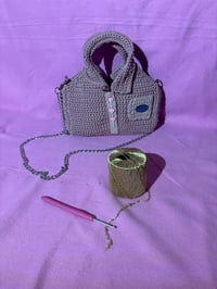 Sac a main en crochet " Chemisier chic" 