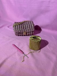 Image 1 of Sac en crochet " Elegance Féérique"