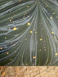 Image 2 of Hand Marbled 279gsm Colorplan CARD - one-of-a-kind - Mottle