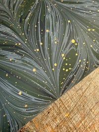 Image 5 of Hand Marbled 279gsm Colorplan CARD - one-of-a-kind - Mottle