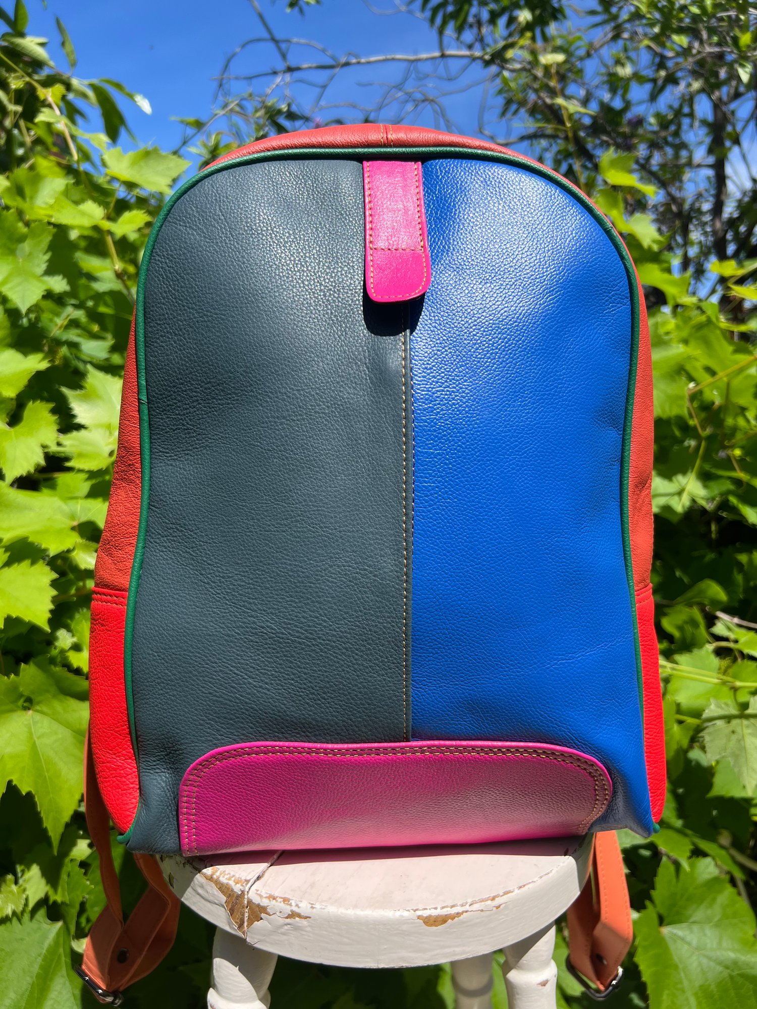 Image of 2-Coloured Backpack - 10D