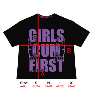 Image of GIRLS CUM FIRST BLK VER.