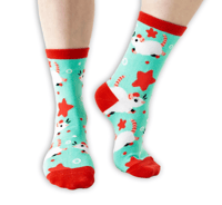 Image 2 of Stars and Rats Cotton Unisex Crew Socks