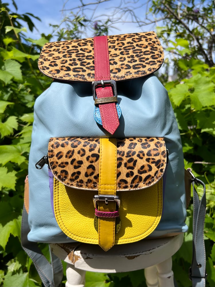 Image of Traditional coloured backpack -1 pkt #32AA
