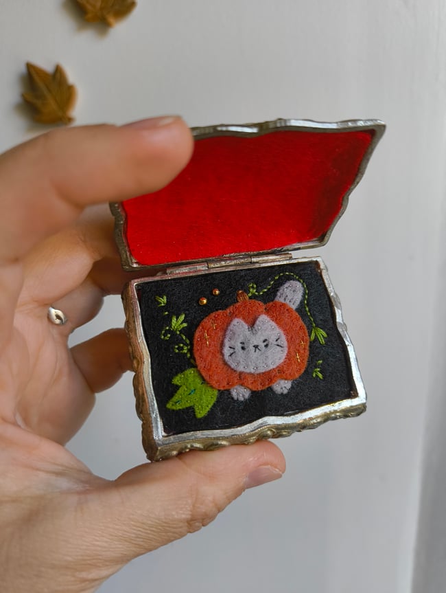 Boîte Chat Potiron 