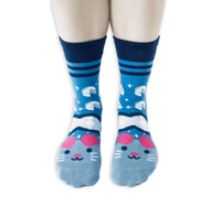 Image 2 of Blue Cheese Unisex Crew Socks