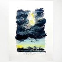 Collection only - Framed Just a little time to myself with the sea & the sky & the space inbetween