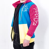Image 2 of Party Rat Heavyweight Zipper Embroidered Jacket 
