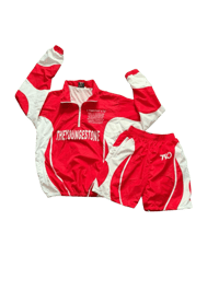 TheYoungestOne Windbreaker set- Red