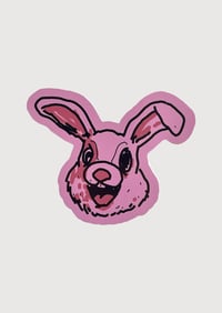 rabbit face sticker