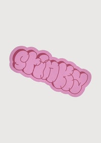 stinky graffiti sticker 