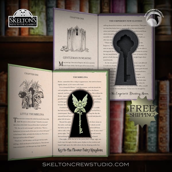 Image of Skelton's Keys to the Classics: Key to Thumbelina w/BONUS Key to The Emporer's New Clothes!