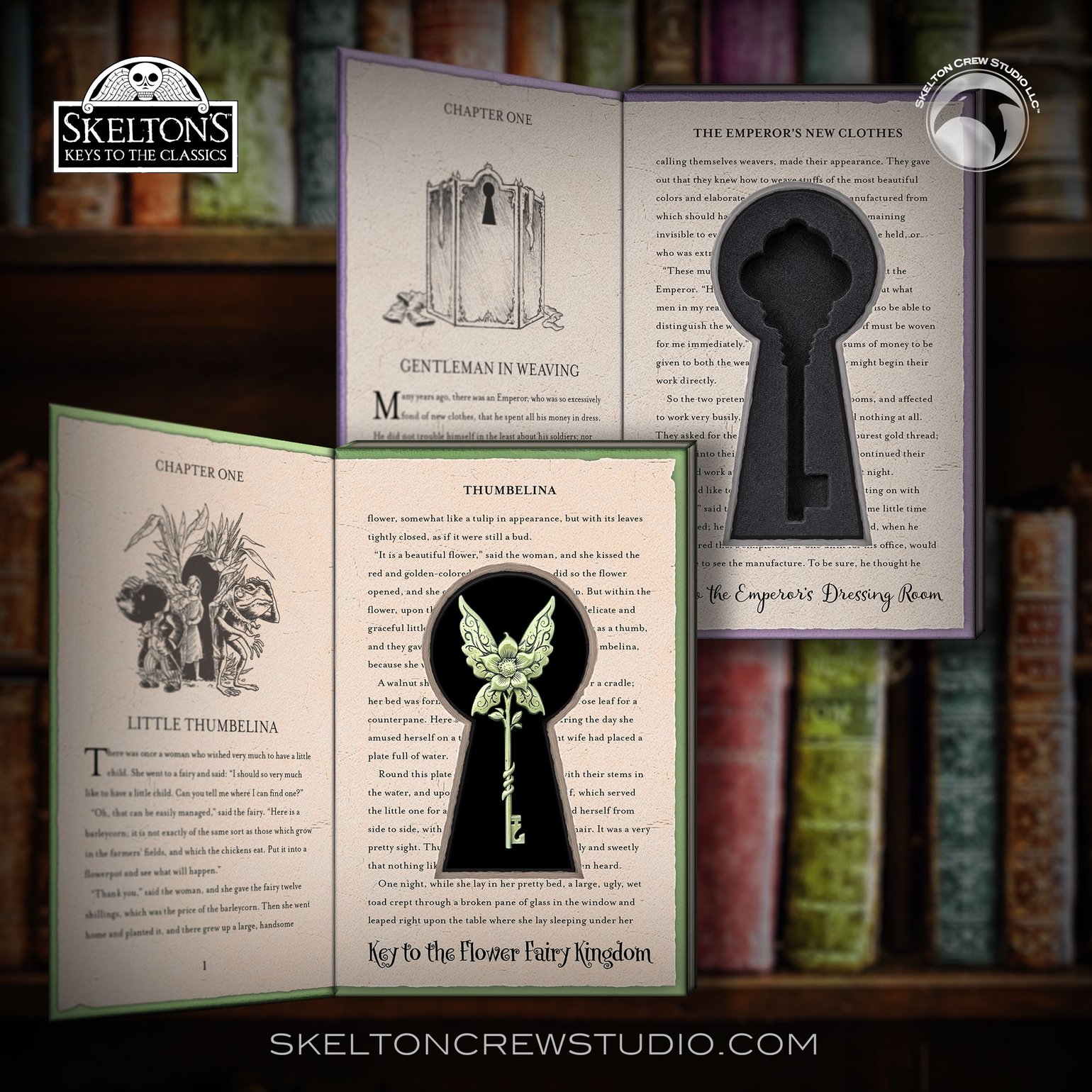 Image of Skelton's Keys to the Classics: Key to Thumbelina w/BONUS Key to The Emporer's New Clothes!