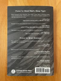 Image 2 of Brian Evenson "Good Night, Sleep Tight: Stories" Trade Paperback