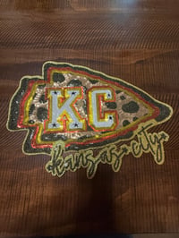 KC Chiefs Sequin Arrow