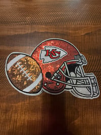KC sequin helmet 