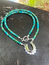 Image 1 of Horseshoe Beaded Necklace