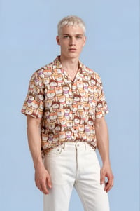Camisa gatos pañuelo
