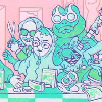 Image 4 of THE ENTIRE FROG FARM GANG (print)