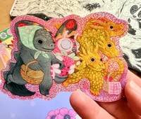 Image 1 of Kaiju Friends Sticker