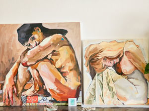 Image of 'New Inertia' Oil Painting 