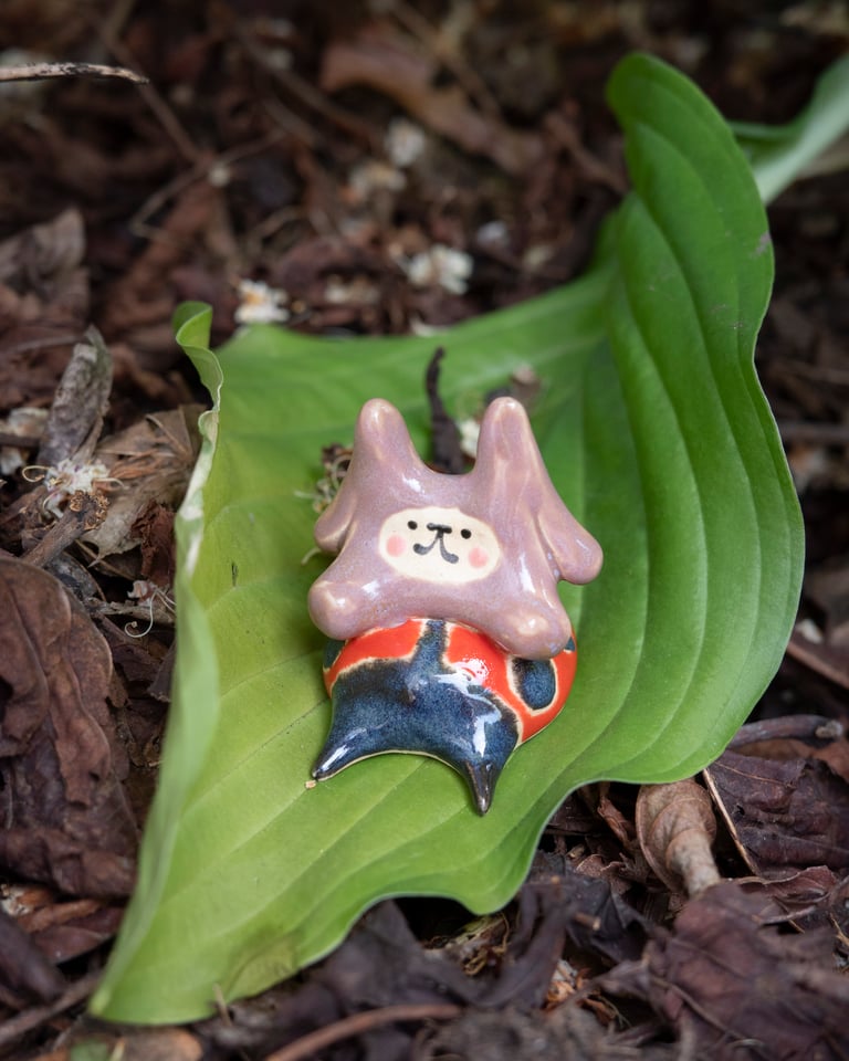 Ceramic Little Guy: Ladybug #2