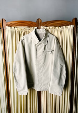 Hermès Reversible Cream Windbreaker Jacket - Size 50