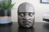 Image 2 of Olmec Head Ruins Statue Bronze Texture
